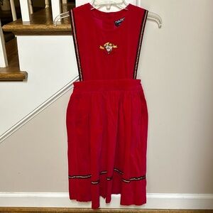 Vintage Nautica red 💯 cotton dress